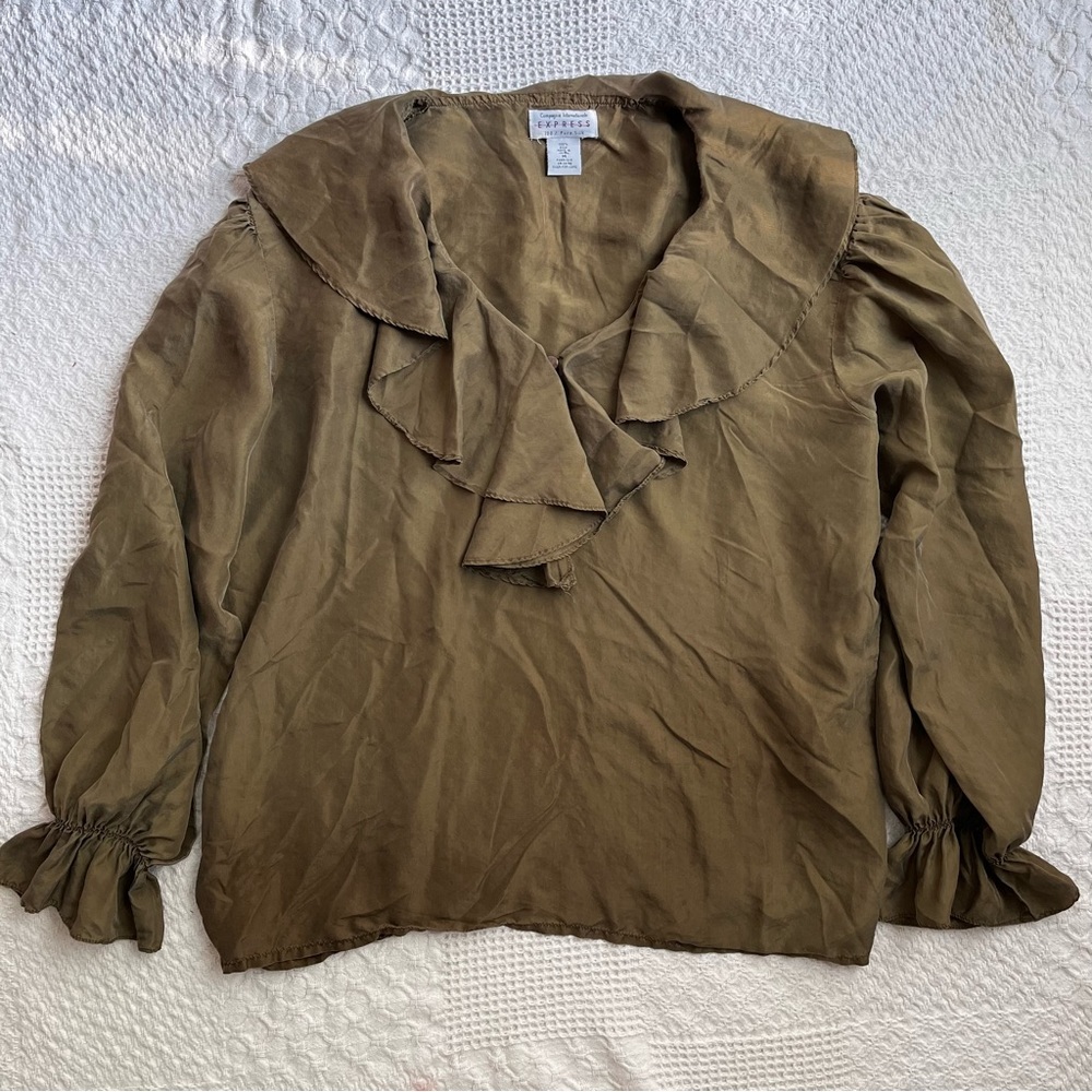 Vintage express silk blouse